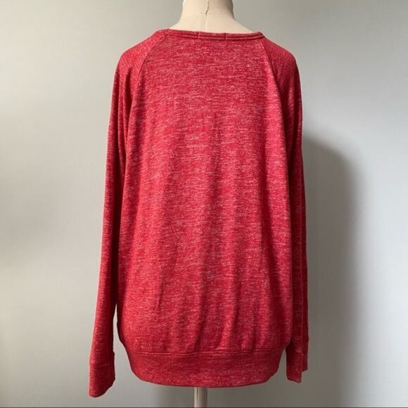 Buffalo David Bitton Red Marled Knit Shirt - Picture 10 of 12